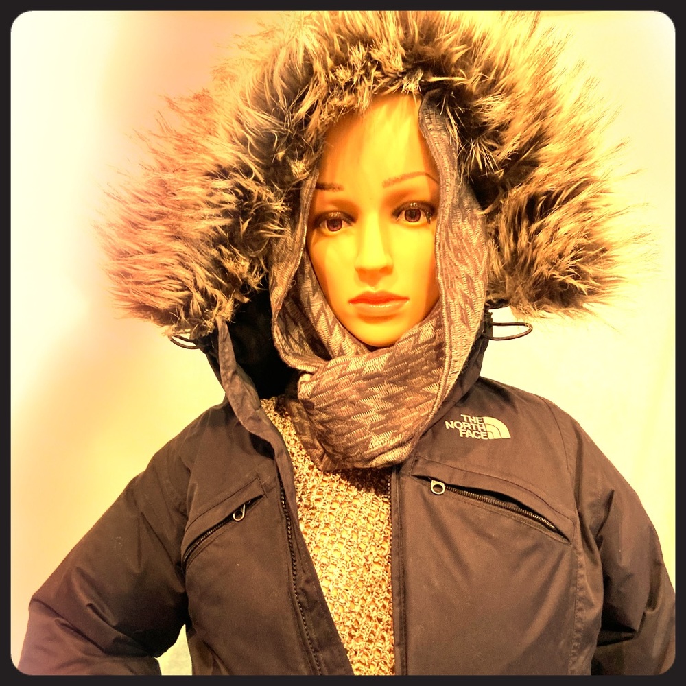 The North Face goose down parka